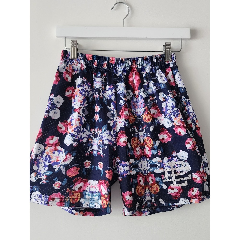 Eric Emanuel Mesh Shorts Mens Medium (Fit 26" Waist) Navy Streetwear Hypebeast